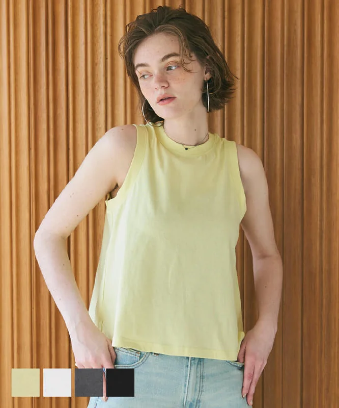 Buy More, Save More カットソー レディース ノースリーブ Aライン アメスリ プルオーバー リブ クルーネック 無地 メール便可 24ss coca コカ Buy More, Save More カットソー レディース ノースリーブ Aライン アメスリ プルオーバー リブ クルーネック 無地 メール便可 24ss coca コカ