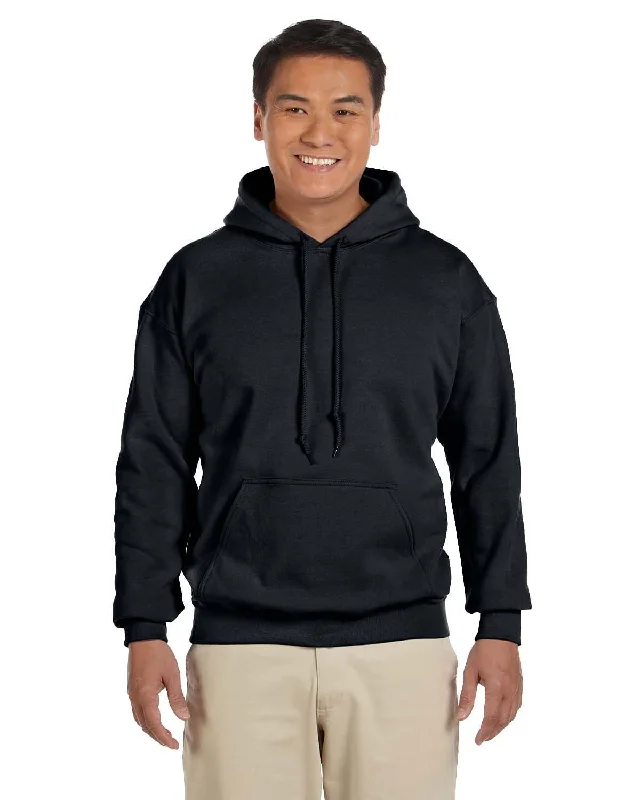 Gildan Lightweight 50/50 Hoodie Sweatshirt | Black