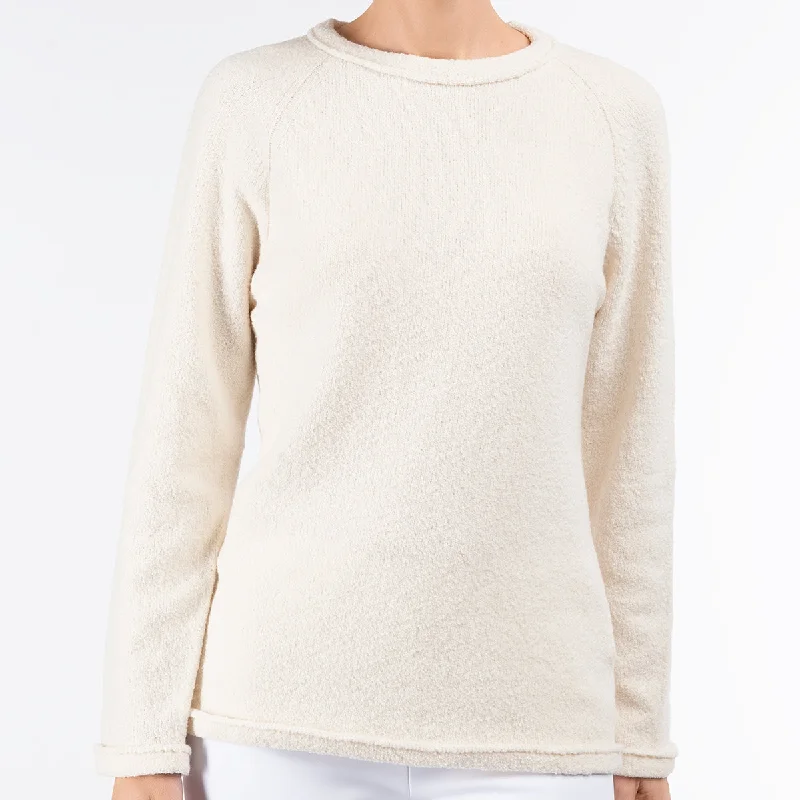 Fantastic Offers Baseball Pullover in White