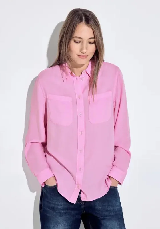 Weekend Discounts to Celebrate Cecil Chest Pocketed Hem’d Blouse, Tender Rose