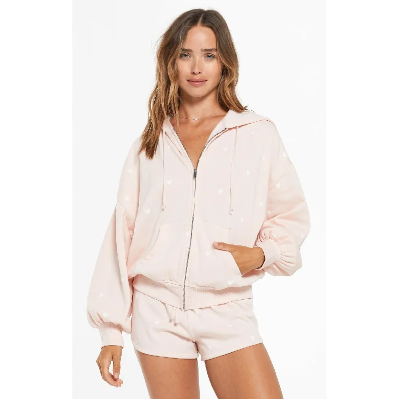 Weekend Specials to Enjoy Hearts Full Fleece Hoodie