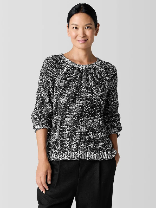 Weekend Savings Delight Crew Raglan Sweater