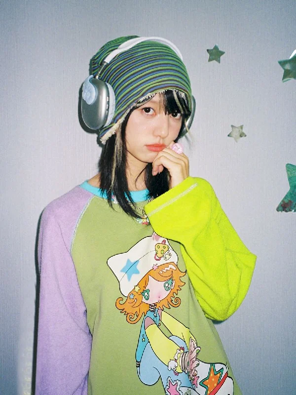 Sale Event Shoulder Insert Long Sleeve Sweater [S0000010469]