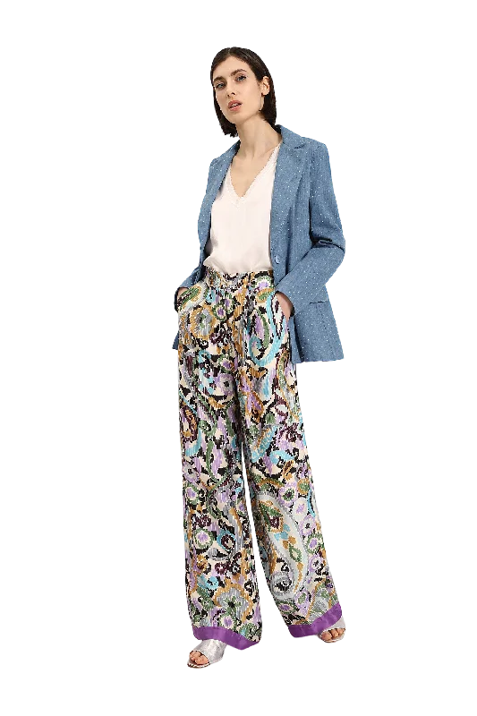Today Only Dixie multicolor abstract pattern pants