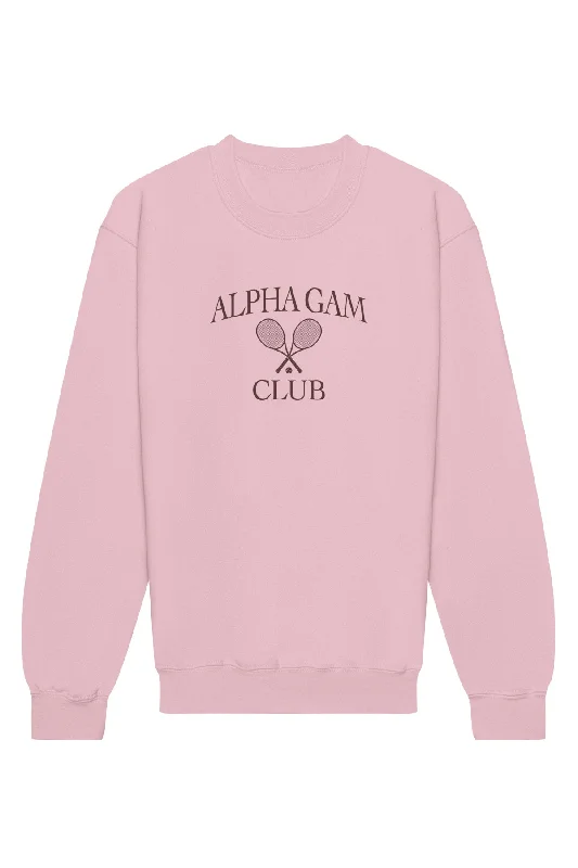 Fantastic Offers Alpha Gamma Delta Greek Club Crewneck Sweatshirt
