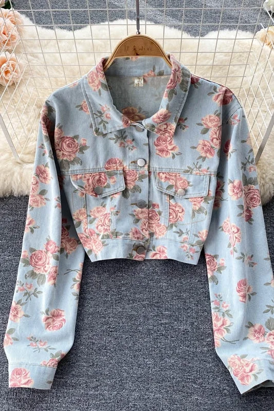 Exclusive Online Offer Denim Jacket Women's versatile Jacket Top  1495