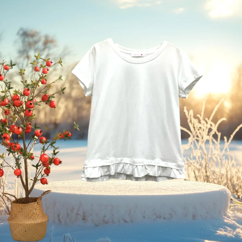 Buy More, Save More Patch Women Casual Short Sleeve T-Shirt