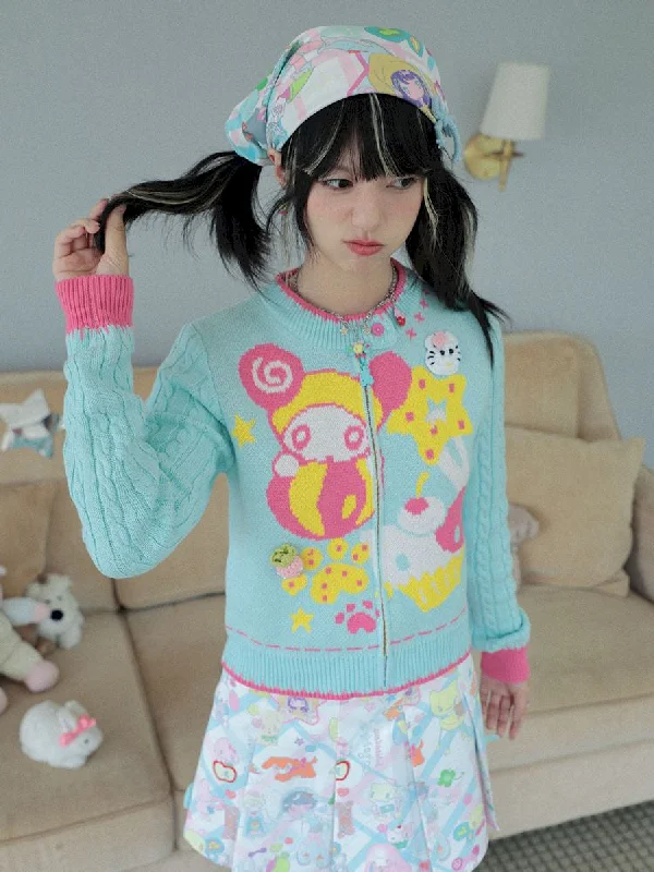 Buy Now Long Sleeve Knitted Cardigan Sweater [S0000010473]