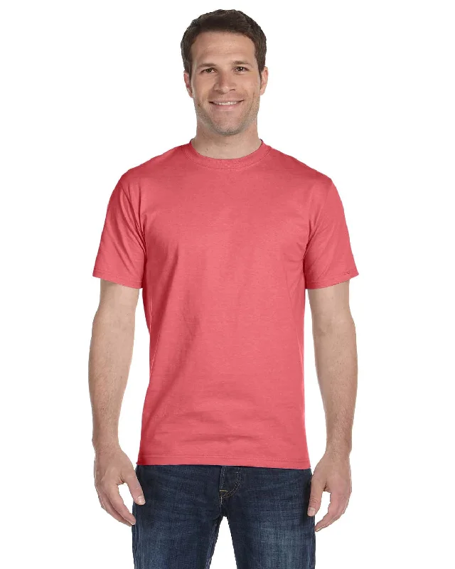 Hanes ComfortSoft 100% Cotton T-Shirt | Charisma Coral