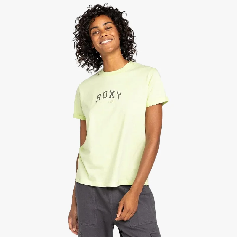 Act Now Roxy Womens Noon Ocean B Short Sleev Tee Butterfly