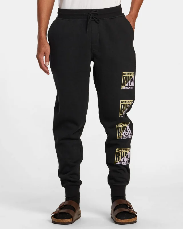 Splitter Joggers - Black