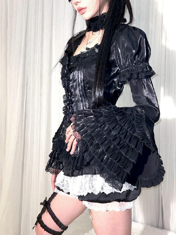 Exclusive Savings Square Neck Blouse [S0000010341]