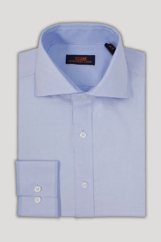 Steven Land Dress Shirt | Piccadilly | Spread Collar | Button Placket | 100% Cotton