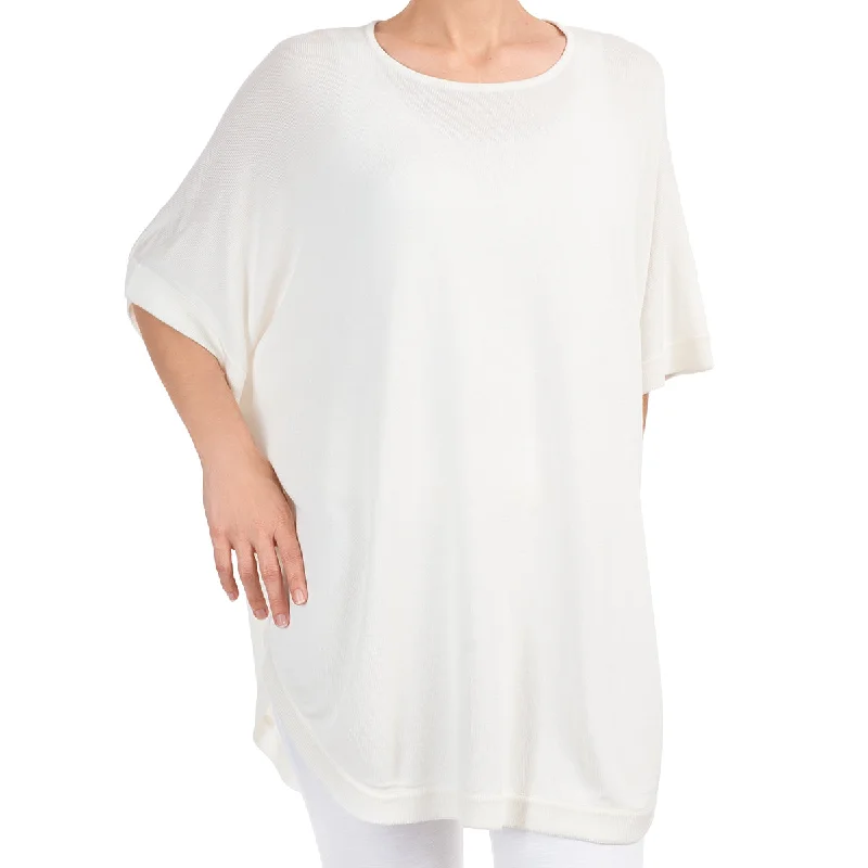 Final Clearance Silk Viscose Shawl in White
