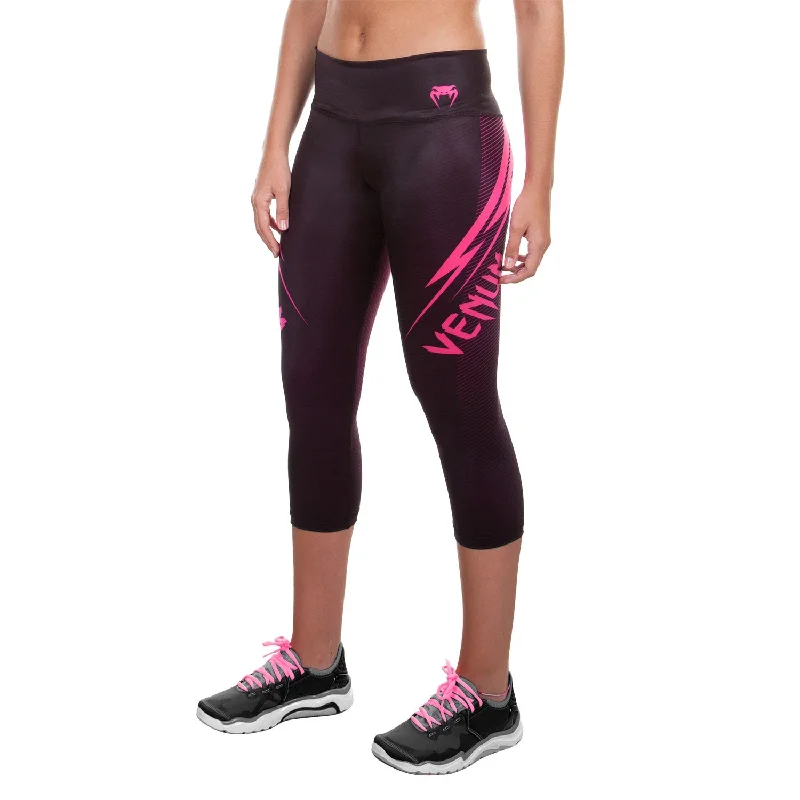 Can't Miss Venum Razor Leggings - Black/Pink