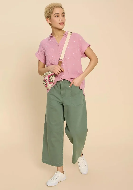 Massive Deal White Stuff Emma Double Cloth Shirt, Pink