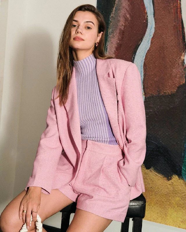 Bonus Savings The Solid Color Pocket Blazer