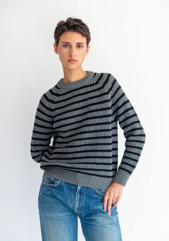 Steals and Deals Phoebe Stripe Cotton Sweater
