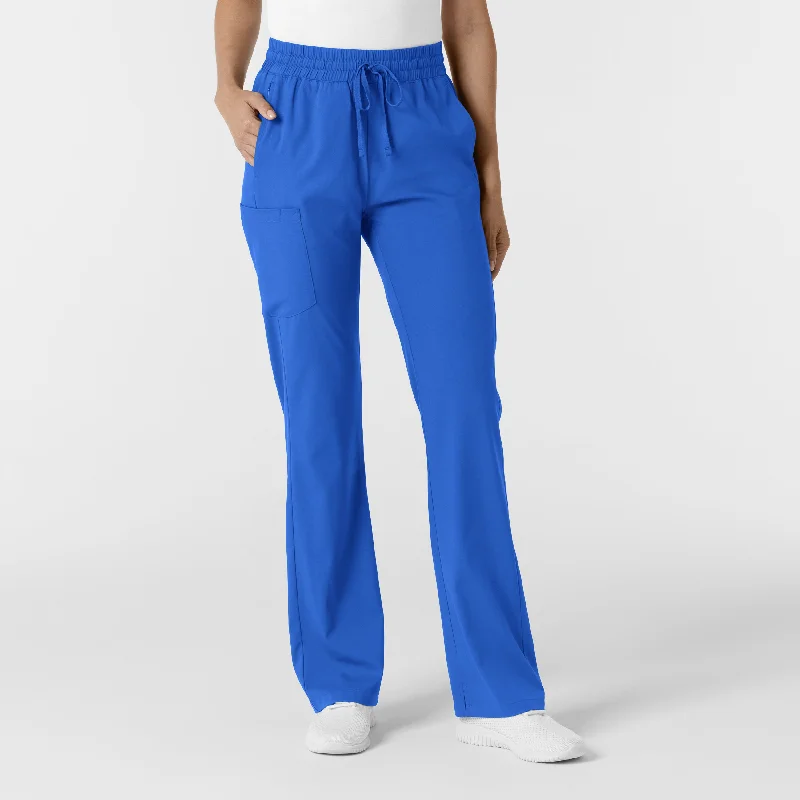 Quick Deals Boundless Women's Bootcut Scrub Pant - Royal