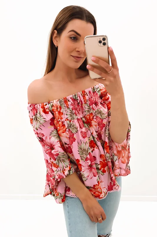 Special Buy Lekika Top Pink Floral