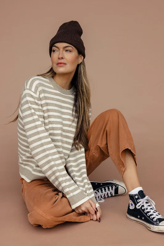 Weekend Discounts to Relish The Rosaleen Striped Sweater