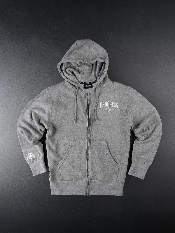 Closeout Deal PROGRESS ZIP-UP- GREY