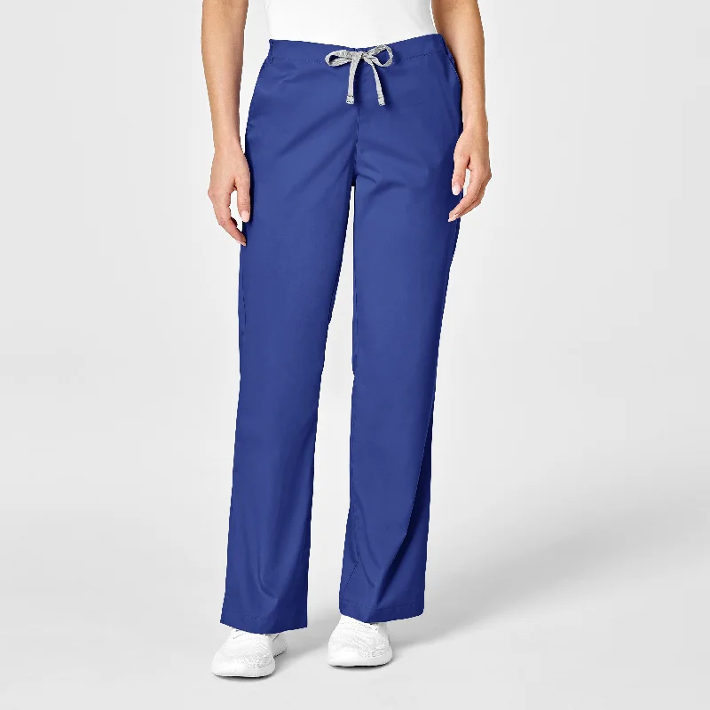 Weekend Specials to Relish WonderWORK Women's Flare Leg Scrub Pant - Galaxy Blue