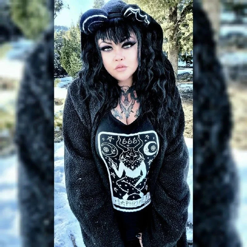 Super Discount Mystical Baphomet Tarot Racerback Tank