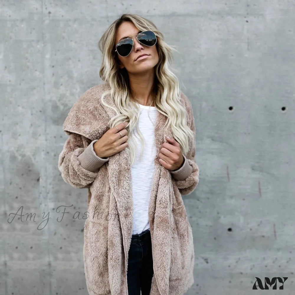 Price Cut Amy Fashion - Harajuku Women Loose Long Cardigan Ladies Warm Coat Outwear