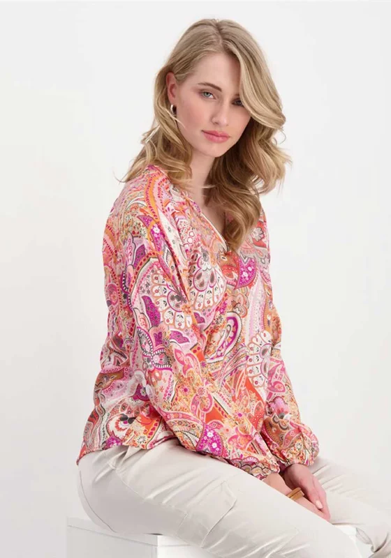 Unbeatable Prices Monai Paisley Pattern Blouse, Pink