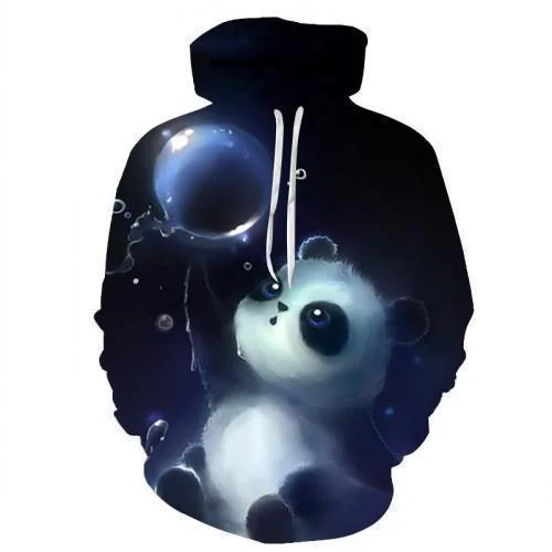 The Panda Print 3D Hoodie UNISEX