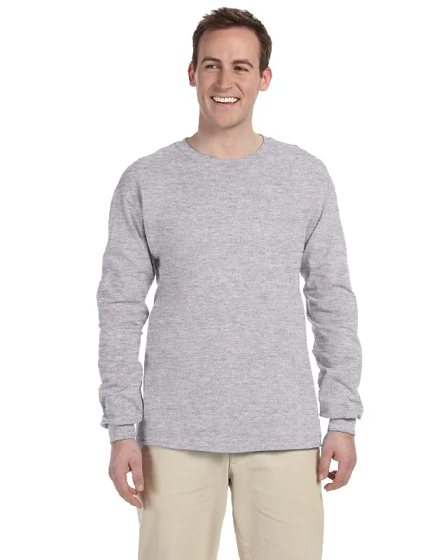 Gildan Ultra Cotton Heavyweight Long Sleeve T-Shirt | Sport Grey