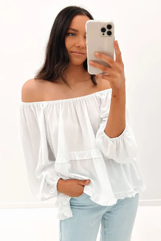 Take Advantage Harvey Top White