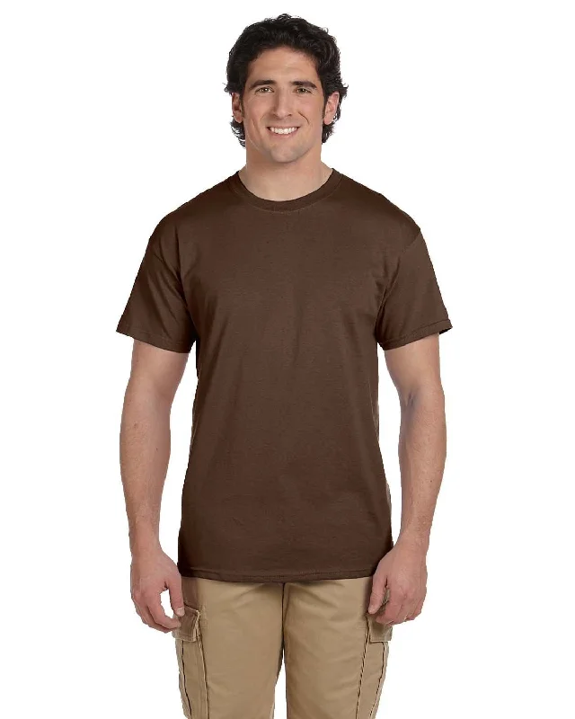 Fruit of the Loom 100% Cotton T-Shirt | Chocolate