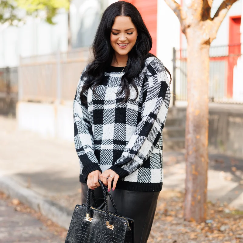 Don't Wait Cute and Cozy Pullover, Black