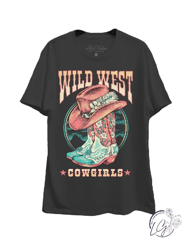 Sale Event Wild West Cowgirl Graphic Top