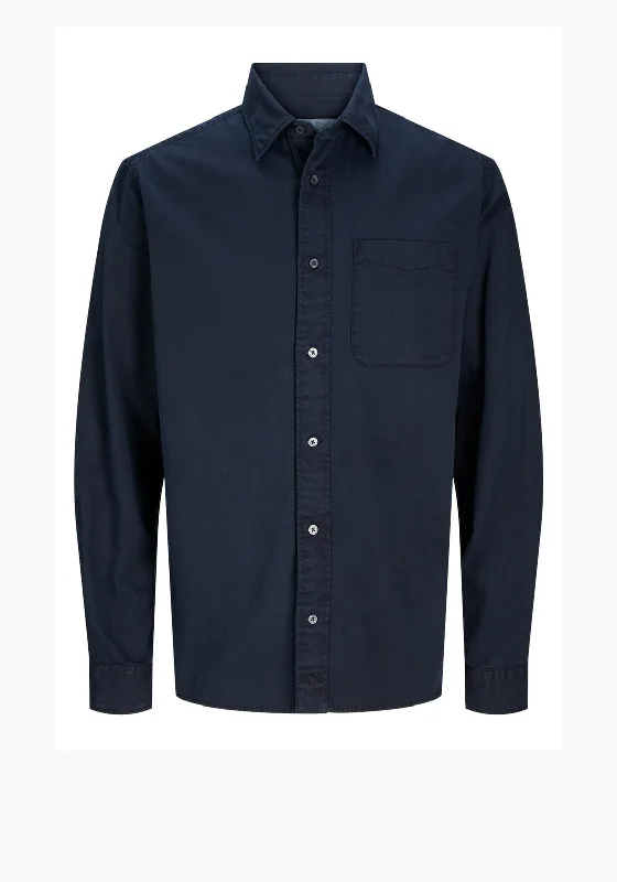 Jack & Jones Dover Twill Shirt, Navy