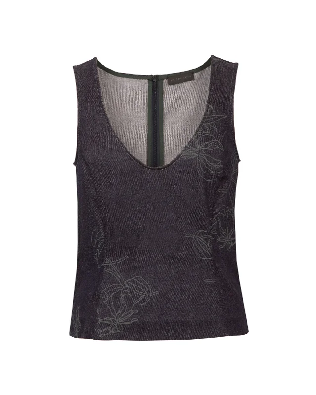 Weekend Discounts to Relish Fiore Gloriosa Vest Top