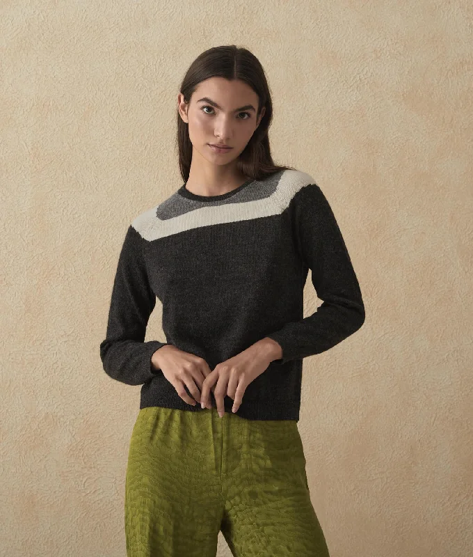 Sale Event Intarsia Yoked Sweater