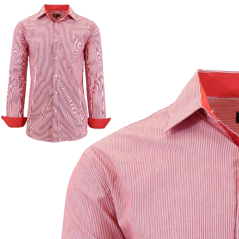 Men's Long Sleeve Cotton Dress Shirts