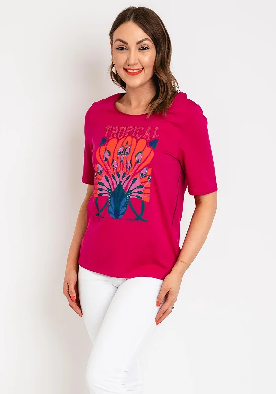 Huge Discounts Oui Gemstone Graphic Print T-Shirt, Pink