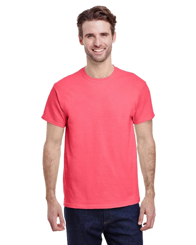 Gildan Heavy Cotton T-Shirt | Coral Silk