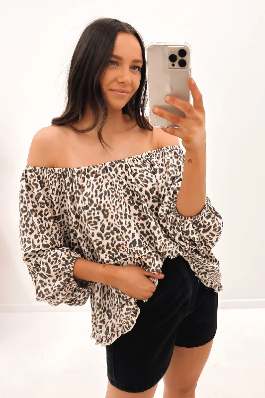 Best Seller Harvey Top Leopard