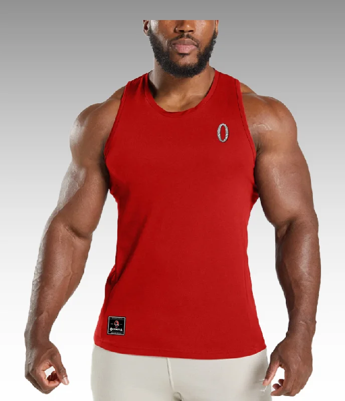 Olympia Vertical Red Tank Top