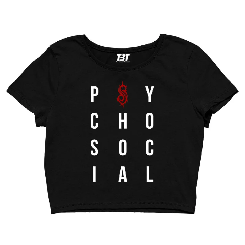 Weekend Deal Slipknot Crop Top - Psychosocial