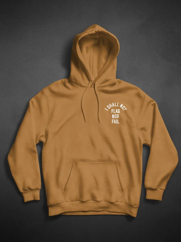 Super Savings ANTHEM HOODIE- SADDLE/WHITE