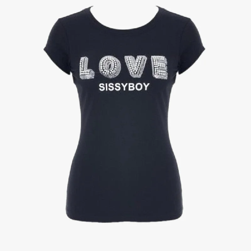Epic Deals Sissy Boy Regular Short Sleeve Top Black