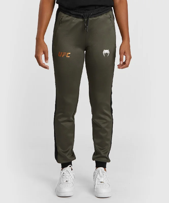 Special Price UFC Adrenaline by Venum Fight Week  Women’s Performance Jogging Pants - Khaki/Bronze