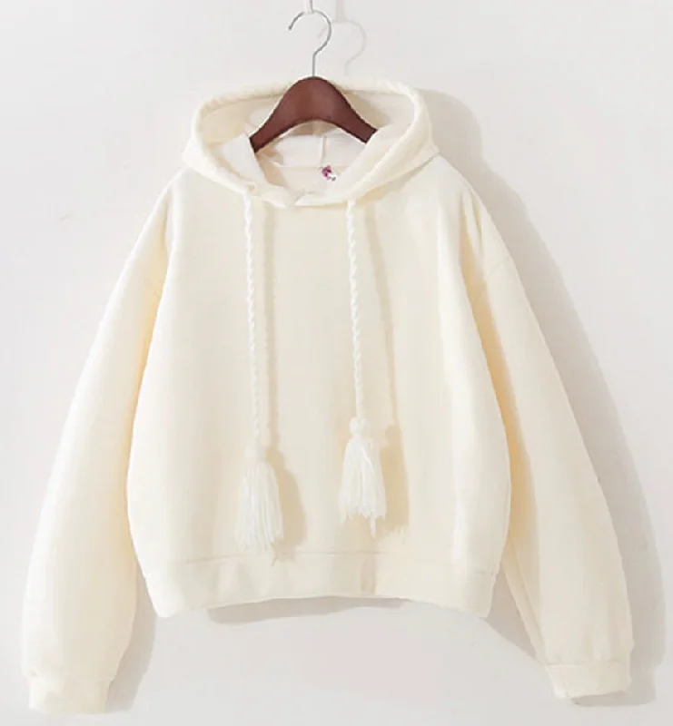 Weekend Specials to Indulge In Sweet oversized cropped hoodie  237