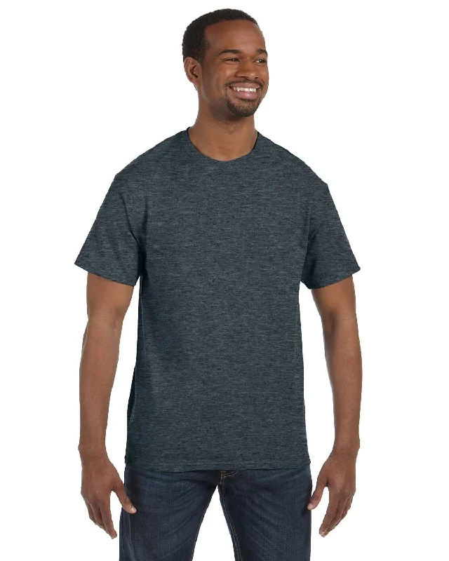 Jerzees Heavyweight 50/50 T-Shirt | Black Heather